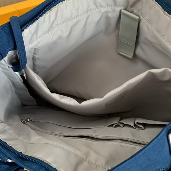 New Baggallini tote bag blue adjustable strap lots of pockets - Picture 8 of 17